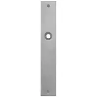 GPF bouwbeslag Gatdeel links/rechts plaatschild rechthoekig 240x40x2mm PC92