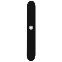 GPF bouwbeslag GPF Gatd links langschild XL afg 282x40x8,5mm PC72 zwart