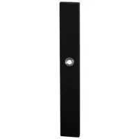 GPF bouwbeslag GPF Langschild XL rechth enkelv 282x40x8,5mm PC55 zwart