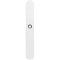 GPF bouwbeslag GPF Gatd links langschild XL afg 282x40x8,5mm PC55 wit