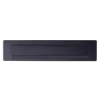 GPF bouwbeslag Briefplaat 340x77 met valklep 280x45mm - PVD antraciet
