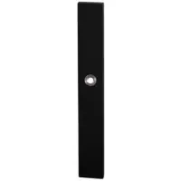 GPF bouwbeslag GPF Gatd rechts langschild XL rechth 282x40x8,5mm BB56 zwart