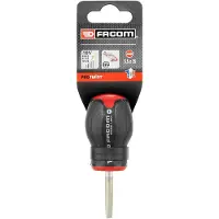 Facom AT - Protwist Schroevendraaier voor Sleufschroeven - Kort Bled | 5,5 x 35 mm - AT5.5X35PB