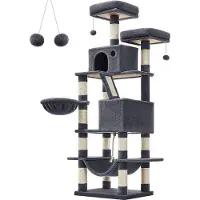 OEM Katten klimrek met speelhuis, afmetingen 55x45x168 cm