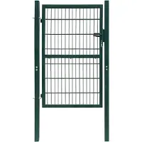 vidaXL 2D Hekpoort (Enkel) Groen 100x140 cm