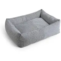 HAY Dogs Bed Zip Hondenkussen Blue And White Stripe Large-L
