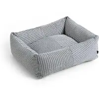 HAY Dogs Bed Zip Hondenkussen Blue And White Stripe Small-S / M