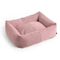HAY Dogs Bed Zip Hondenkussen Red And White Stripe Medium-M