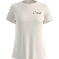 Odlo - Women's Essential Print T-Shirt Crew Neck S/S - Hardloopshirt M, beige/grijs
