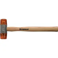 Promat /Tecwerk Plastic hamer | hoofd-d. 35 mm koplengte 103 mm | celluloseacetaat rood | hout - 4000811533