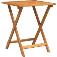 vidaXL Tuintafel, naturel, 60 x 60 x 72 cm, massief acaciahout