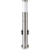 V-TAC VT-838-SS60 Buitenverlichting - Meerpaallampen - IP44 - Satijn Nikkel
