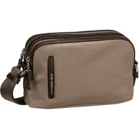 Mandarina Duck Schoudertas 'Hunter' lichtbruin / donkerbruin