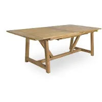 Sika-Design George Eettafel Verlengbaar 100x200-280 Cm - Tuintafel Teak - 9480U
