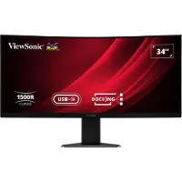 Viewsonic VG3419C-kantoormonitor KVM-switch, 34" UWQHD VA, 120 Hz, 3,5 ms