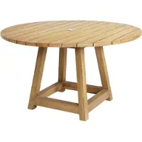 Sika-Design George Eettafel Outdoor Ø120 Cm - Tuintafel Teak - 9442U