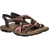 SKECHERS Sandaal 'Reggae Slim - Simply Stretch' donkerbruin