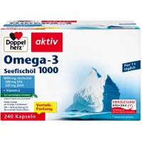 Queisser Pharma GmbH & Co. KG DOPPELHERZ Omega-3 Visolie, 1000 capsules