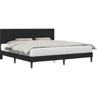 vidaXL Bedframe met hoofdeinde Zwart 180 x 200 cm Fluweel