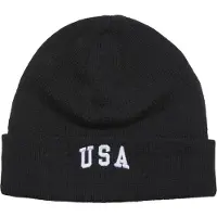 Mister tee Muts 'USA' zwart / wit