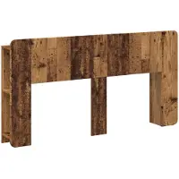vidaXL Hoofdeinde Kast met opslag Oud hout Bewerkt hout