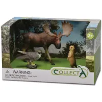 Collecta Gift Set / Wilde dieren: SET 3 stuks Wilde Dieren, in geschenkdoos 22x13x13cm