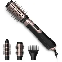 Carmen CHB1045B - Föhnborstel - Airstyler met 4 Opzetstukken - Krulborstel - Blowout Brush - ION Keramisch - 2 Standen