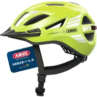 ABUS Fietshelm URBAN-I 4.0 signal yellow S - 51-55 cm - geel - Geschikt voor gebruik op elektrische fietsen - stadsfietsen - 250 g