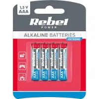 Rebel Extreme - Alkaline Batterij - AAA - 4 Stuks - 1,5V