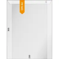 Hartberger Lindner pergamijn 230 x 300 mm + 20 mm klep (500x) - papier - envelop - envelopjes - zakjes - 100% recyclebaar – glassine