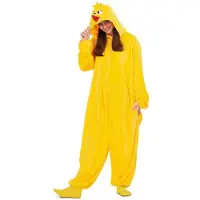 MOM Caponata Chicken Pajamas Costume Geel XS Kinderen