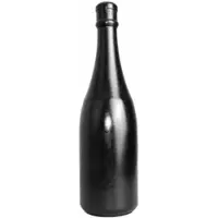 All Black - Buttplug in een ongebruikelijke flesvorm 1 St