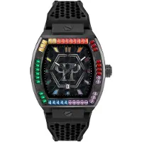 Philipp Plein Analoog horloge geel / groen / rood / zwart