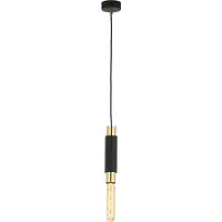 Jupiter Hanglamp LILE, zwart-goud, 1xE27x40W, metaal, afmetingen: 60x6x6 cm, IP20, merk: