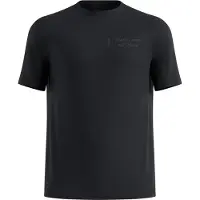 Odlo - Essential Print T-Shirt Crew Neck S/S - Hardloopshirt S, zwart