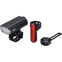 BBB Cycling StrikeDuo 1400i Combo Voorlicht & Achterlicht Set - Met Afstandsbediening– 1400 Lumen – USB Oplaadbaar – IPX4 Regenbestendig – Fietsverlichting Racefiets & Mountainbike – BLS-275i