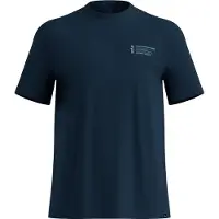 Odlo T-Shirt Men Cotton Blend Unlimited Dark Sapphire-M