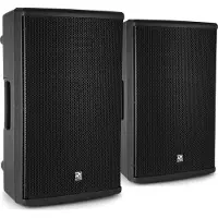 Power Dynamics set met 2x PD415A actieve Bi-Amp 15 inch speaker - 1400W
