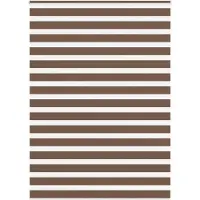 vidaXL Dubbele rolgordijn, bruin, 160x200 cm, stofbreedte 155,9 cm, polyester