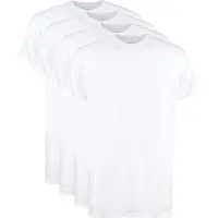 Slater 4-pack T-shirt Extra Lang Wit
