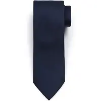 Suitable Zijde Stropdas Navy - | Donkerblauw | Maat one size