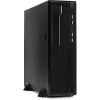 Inter-Tech IT-502 Desktop PC-behuizing Zwart Harde schijf installatie zonder gereedschap