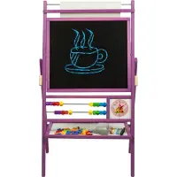 3toysm Draaibord 3-in-1, whiteboard, met telraam en klok