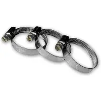 Bradas BSW2 Slangklem - Roestvrij Staal (RVS) - Ø 12-22 mm - Bandbreedte 9 mm - Wormwielklem - 1 Stuk