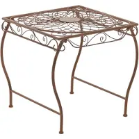 CLP Metalen tafel GS3438892 - Bruin, antiek