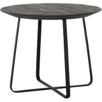 DTP Home Highlight Neptunes salontafel teakhout zwart 50x50x40cm