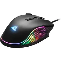 Sharkoon SHARK Force 3 zwart OPT U (Bedraad), Muis, Zwart