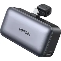 UGREEN PB503 Serie - Powerbank - 5000mAh - USB-C Ingebouwd - Grijs