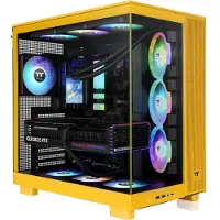 Thermaltake View 380 XL TG ARGB Bumblebee Midi-tower PC-behuizing Geel
