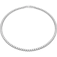 Swarovski 'Matrix' Vrouwen Basis Metaal Ketting - Zilver 5681796